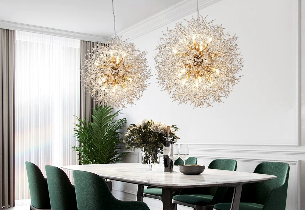 art deco bubble chandelier