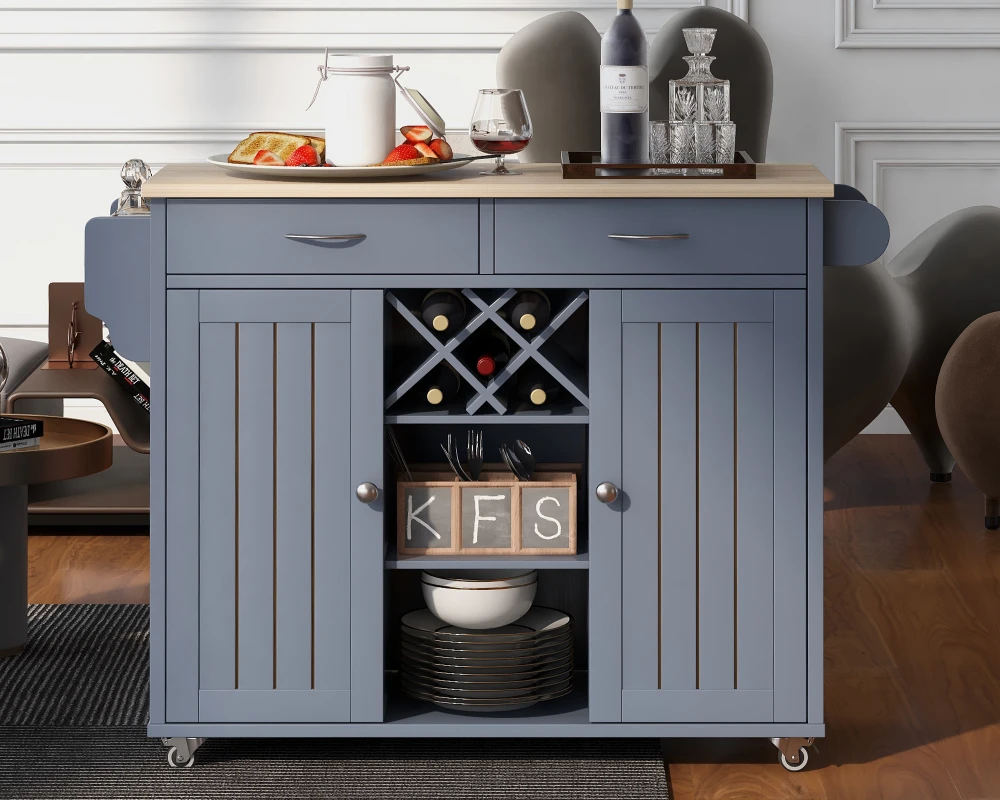rolling kitchen island small