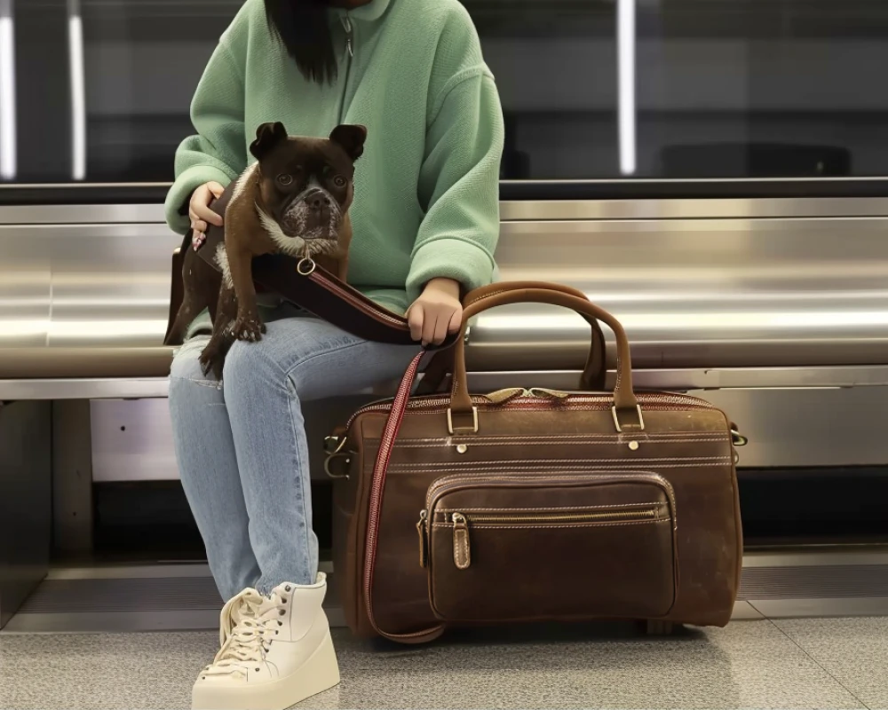 leather rolling carry on luggage